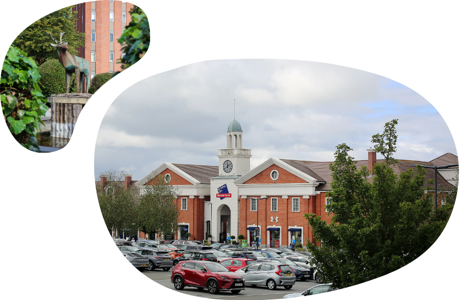 Sights of Cannock Chase - McArthur Glen and town centre